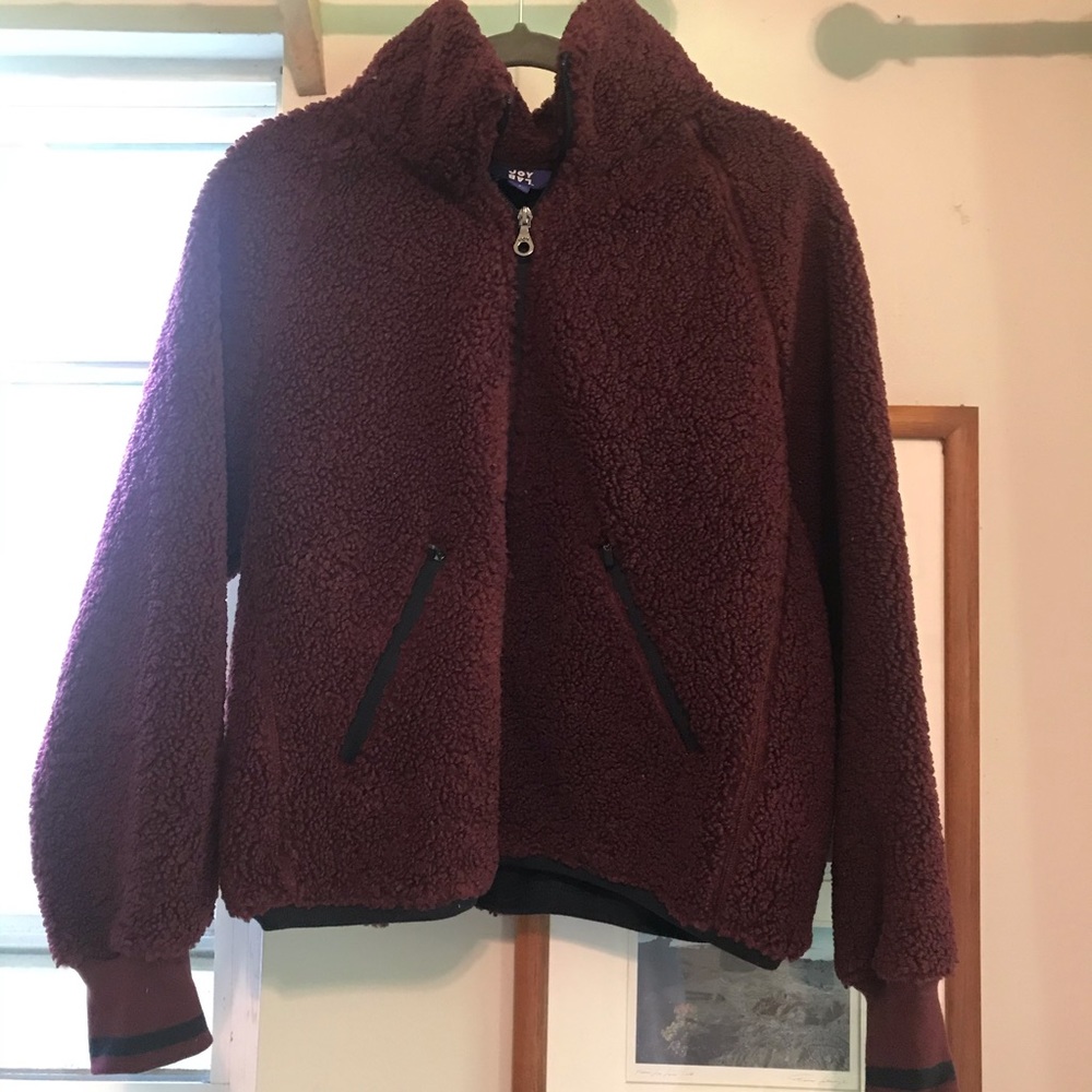 Joy Lab fuzzy zip up